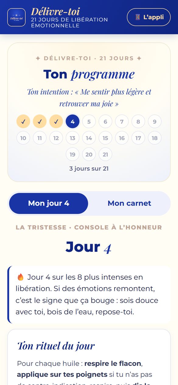 Ton jour, ton intention, ton chemin parcouru