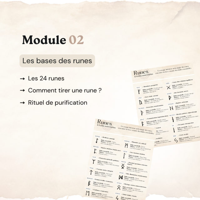 Module 2 : Les bases des runes